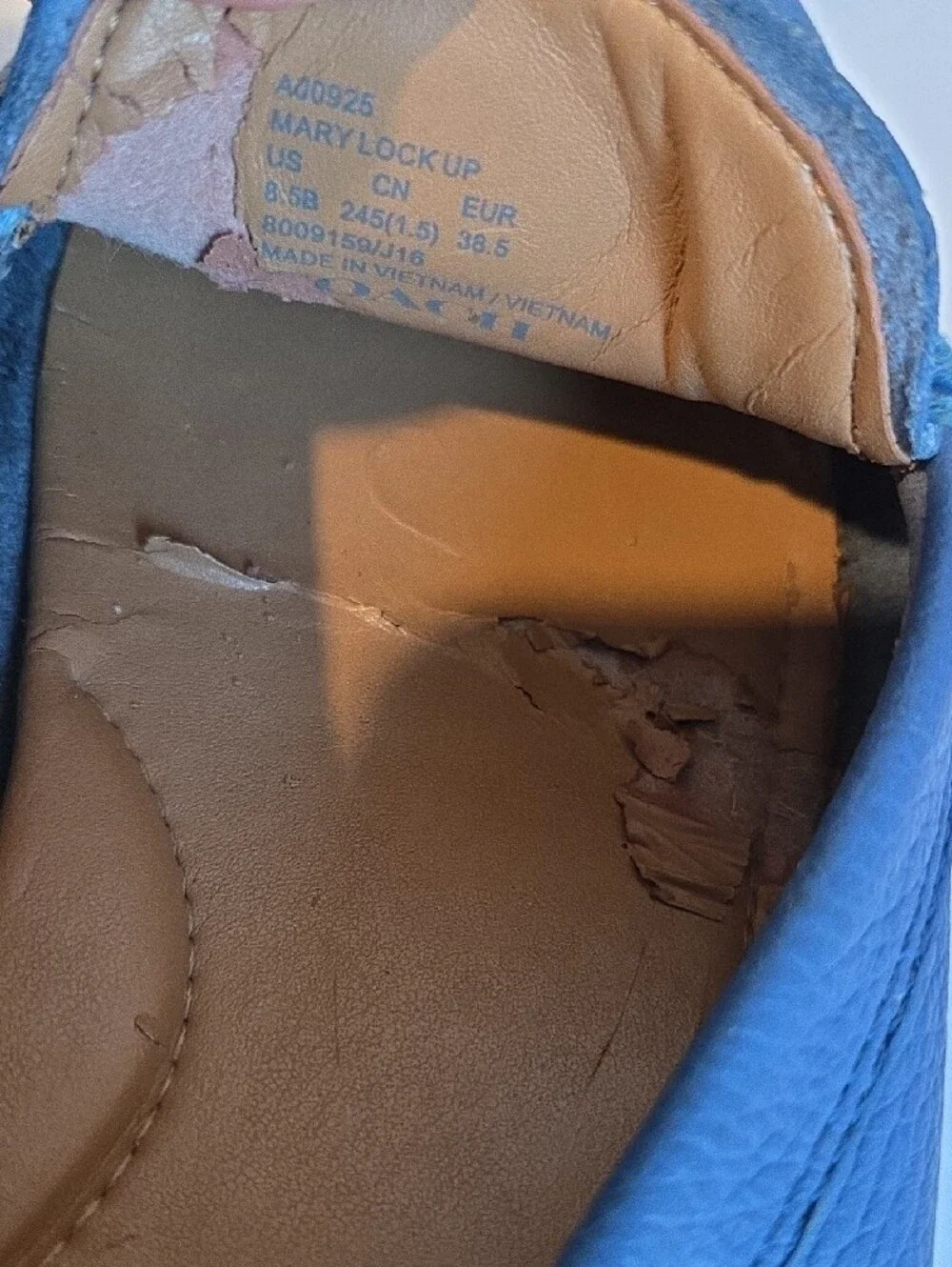 Coach Blue Leather Driving Loafers